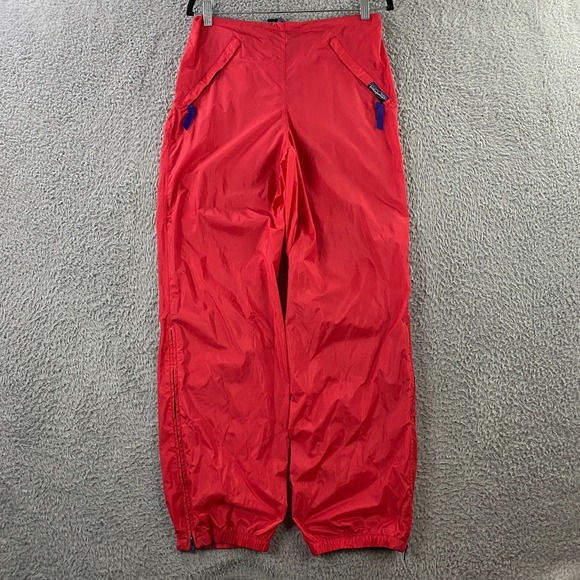 Patagonia Other - Vintage Patagonia Pants size Small Ripstop Windbreakers Stretch Nylon Shell Red